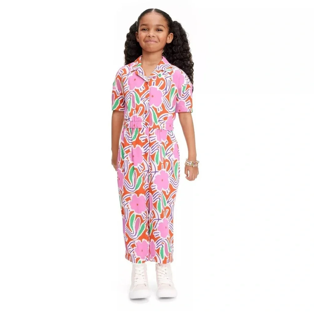 Diane Von Furstenberg Floral Jumpsuit Size 3T - Picture 1 of 5